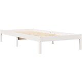  Krevet s regalom za knjige bez madraca bijeli 75x190cm borovina | shoptok.hr