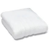 Bela frotirna bombažna brisača 50x85 cm Zero Twist –