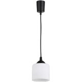 Brilagi LED luster na sajli RETRO GLASS 1xE27/60W/230V prečnik 14 cm crna/bela | Eponuda.com