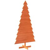  Drveno ukrasno božićno drvce voštano smeđi 180 cm od borovine | shoptok.hr