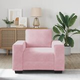 SOFA fotelja roza 100x77x82 cm baršun | shoptok.hr