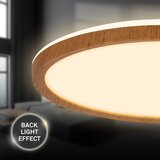 BRILO plafonjera led 18 w 2400 lm 3000 k wood o | shoptok.hr