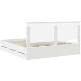  Konstrukcija postelje Bela 180 x 200 cm Inženirsko leseno, (5000121236) | Shoptok.si
