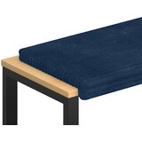  Jastučić za klupu Plišani kord Mornarsko plava Dubina 35 cm | shoptok.hr