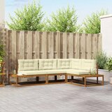  Set vanjskih sofa Prirodna i krem | shoptok.hr