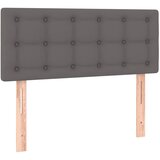  s oprugama i madracem sivi 120x190 cm od umjetne kože | shoptok.hr