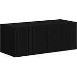  Set TV komoda 4 kom. Crna Konstruirano drvo | shoptok.hr