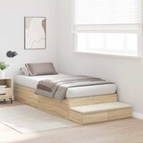Krevet s ladicama Sonoma hrast 80 cm Konstruirano drvo | shoptok.hr