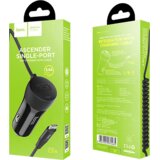 hoco. Avto polnilec z mikro USB kablom, 1 x USB, 2.4 A max. - Z21A Ascender enojni USB | Shoptok.si