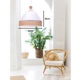  Duolla - Luster na sajli AVIGNON 1xE27/15W/230V prečnik 60 cm bela/braon | Eponuda.com