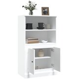  Visoka komoda bijela 60 x 35,5 x 103,5 cm od konstruiranog drva | shoptok.hr