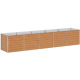  Povišena gredica - Vrtna gredica Svijetlosmeđa 400 x 80 x 77 cm | shoptok.hr