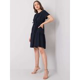 RUE PARIS Dress-RV-SK-6761.68-navy blue | shoptok.hr