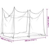 Mreža protiv komaraca unutarnja/vanjska 156 crna 300x300x200 cm | shoptok.hr