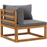 Maison Chic Sekcijska kotna zofa - kavč 2 kosa z blazinami temno siva, (21727889) | Shoptok.si