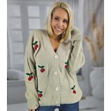 Pri Warm and cozy women's sweater with cherries in autumn LARAMIE | Shoptok.si