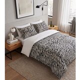Mijolnir Crna posteljina za bračni krevet 200x200 cm Zebra – | shoptok.hr