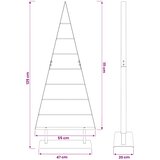  Metalna božićna jelka KUOPIO 125 cm Čelik Zlatno | shoptok.hr