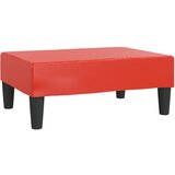 The Living Store Stolček za noge rdeč 78x56x32 cm umetno usnje - Stolček Za Noge, (21419756) | Shoptok.si