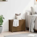  Kutija za pohranu boja meda 60x32x45,5 cm od masivne borovine | shoptok.hr