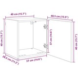 TV zidna jedinica Zidne 5 pcs Staro drvo Konstruirano drvo | shoptok.hr