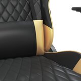  Igraća stolica crno-zlatna od umjetne kože | shoptok.hr