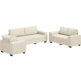  3-delni set zofe z lanenimi blazinami, (22054272) | Shoptok.si