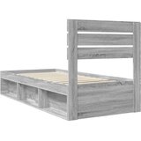  Krevetna konstrukcija s uzglavljem Siva Sonoma 75 x 190 cm Slike