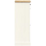 Ormarić za cipele VIGO 60x35x96 cm bijeli od masivne borovine | Eponuda.ba
