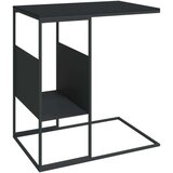 vidaXL Bočni stolić crna 55 x 36 x 59 5 cm od konstruiranog drva | shoptok.hr