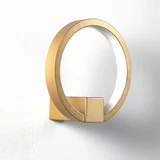 Tomasucci Stenska svetilka v zlati barvi Ring, ø 15 cm