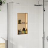  Niša za tuš boje poliranog zlata 32x62x9 cm nehrđajući čelik | shoptok.hr