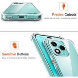 Techsuit Shockproof Clear Silicone prozirna maskica otporna na udarce za Honor 400 Lite | shoptok.hr