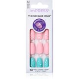Kiss imPRESS The No Glue Mani Medium Umjetni nokti Dew Drop 30 kom | shoptok.hr