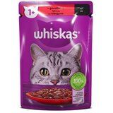 Whiskas vlažna hrana za odrasle mačke - govedina 85g Cene