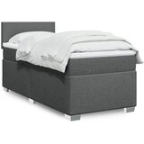  The Living Store Box spring postelja z vzmetnico temno siva 100x200 cm blago - Box Spring Postelja, (21516152) Cene