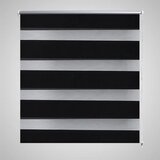 vidaXL Črtasti Zebra Rolo / Senčilo velikost 100 x 175 cm Črna barva Cene