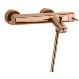 Paffoni LIG023 Light stenska armatura za kad z ročno prho črna | Shoptok.si