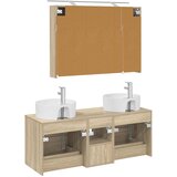  Set namještaja za kupaonicu 4 kom. Hrast sonoma | shoptok.hr