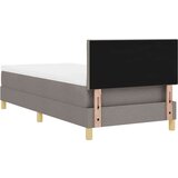 vidaXL Box spring krevet Sivo-smeđa 100 x 200 cm tkanina | shoptok.hr