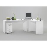 MID.YOU kotna pisalna miza leseni material bela | Shoptok.si