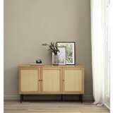Unique Furniture Nizka komoda v hrastovem dekorju 140x80 cm Pensacola – | Shoptok.si