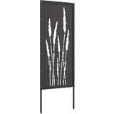 vidaXL Dekorativna ploča za vrt Crna 50 x 140 cm | shoptok.hr