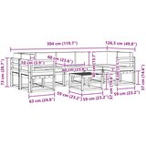  Set vanjskih sofa 6 kom. | shoptok.hr