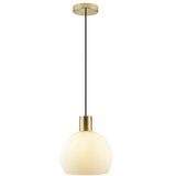 Brilliant Luster na sajli CONY 1xE27/20W/230V, prečnik 25 cm, mesing | Eponuda.com