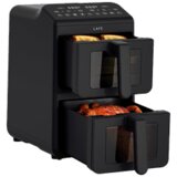 Lafe Dual Fry Friteza na vroč zrak 10 L – Dve komori, 2460 W | Shoptok.si