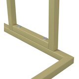 Samostojeći stalak za ručnike zlatni 48 x 24 x 78,5 cm željezni | Eponuda.ba