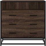  Ormar s ladicama smeđi hrast 70x41x70 cm izrađeno drvo | shoptok.hr