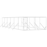  kavez za pse srebrni 4 x 12 x 2 m od pocinčanog čelika | Eponuda.com