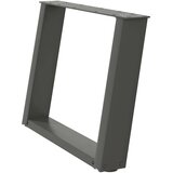 vidaXL Noge kavne mizice v obliki črke U 2 kosa Antracit 60x(42-43) cm | Shoptok.si